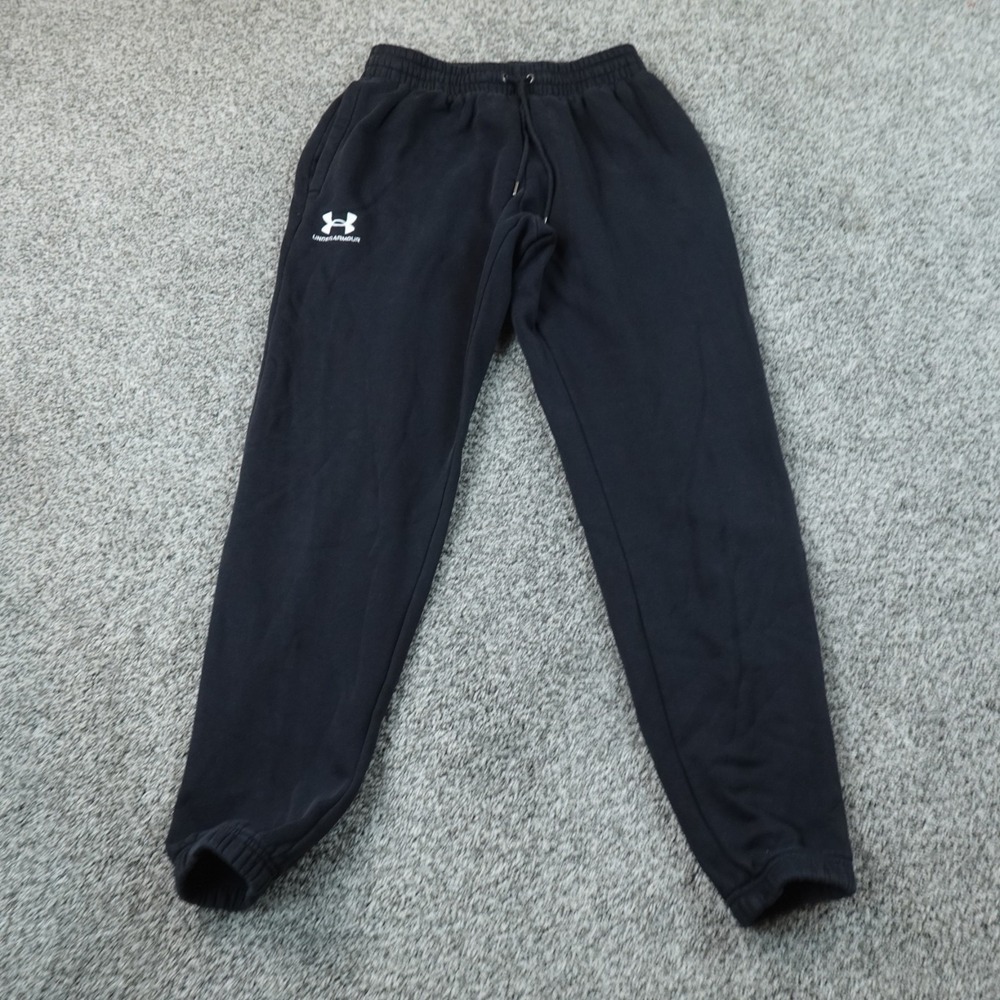 Under Armour Sweatpants Mens L Black Drawstring Jogger Pants Workout Gym Train